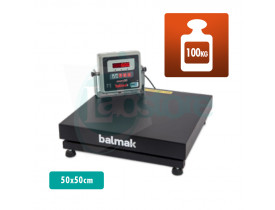 Balança Digital de Plataforma BK 100 - Cap. 100kg Div. 50g 50x50cm